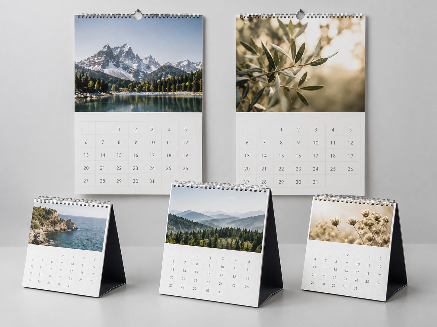 Calendarios y almanaques corporativos personalizados